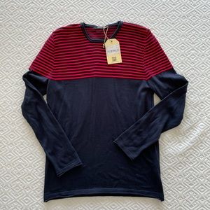 Striped light sweater